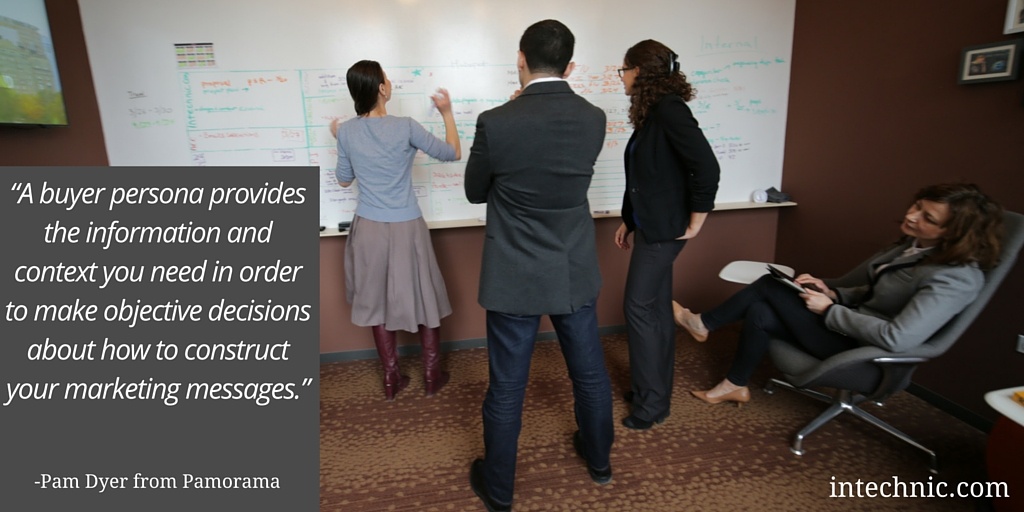 A buyer persona provides the information and context you need in order to make objective decisions about how to construct your marketing messages
