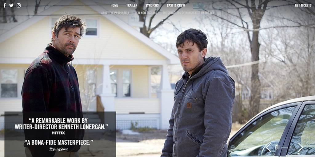 Best Writing - Manchester by the Sea Movie Website