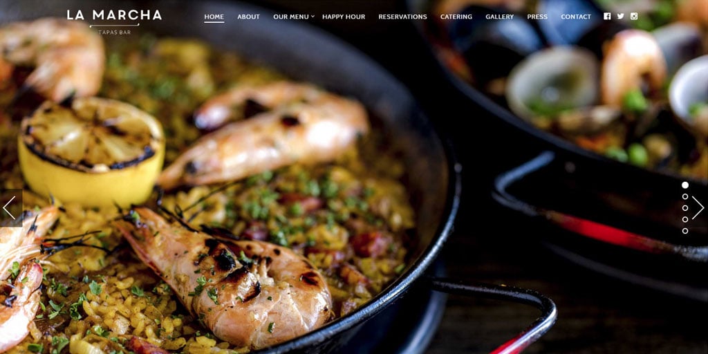 Best restaurant website design inspirations_11_lamarchaberkeley