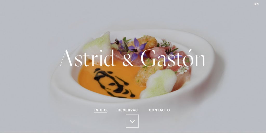 Best restaurant website design inspirations_15_astridygaston