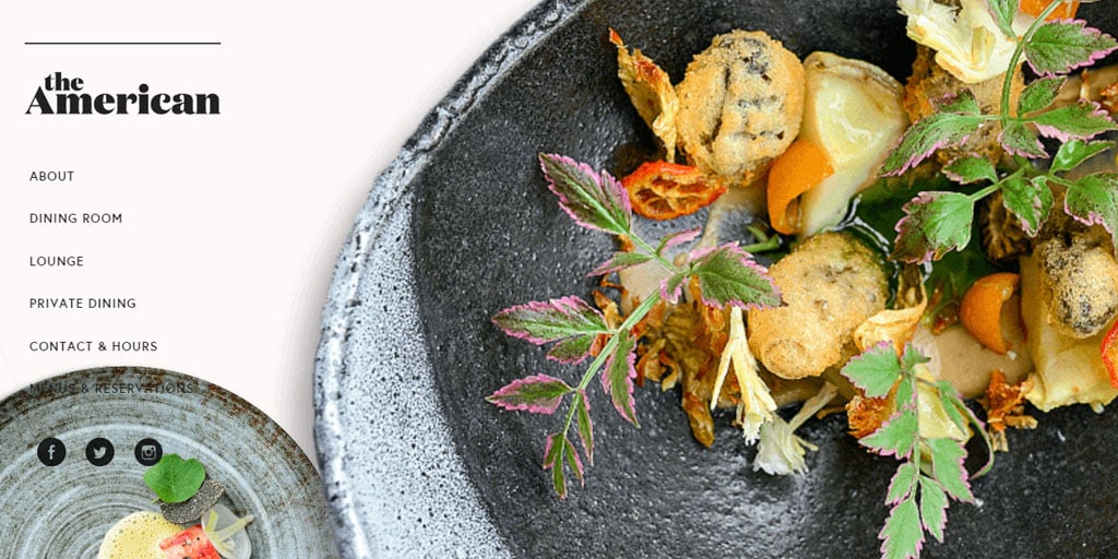 Best restaurant website design inspirations_16_theamericankc