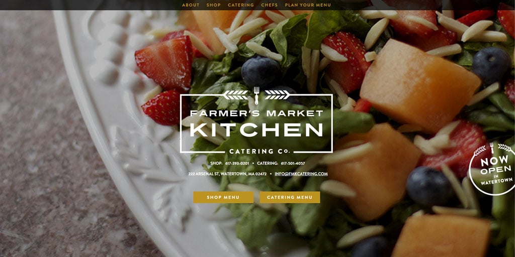 Best restaurant website design inspirations_24_fmkcatering