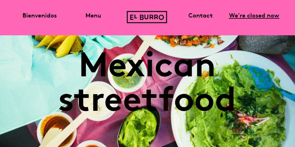 Best restaurant website design inspirations_6_elburro