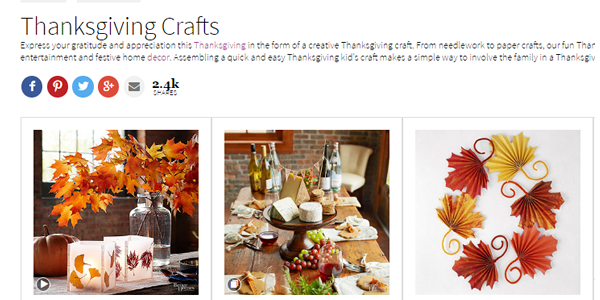 Better Homes & Gardens Thanksgiving Crafts - Decor