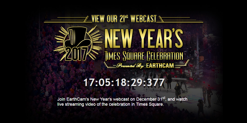 EarthCam - New Year Countdown 2017