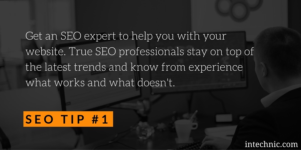 Get an SEO expert to help you with your website