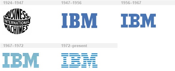 IBM logo history