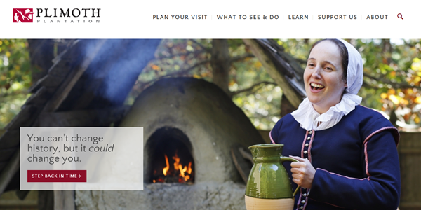 Plimoth_Plantation Thanksgiving Website