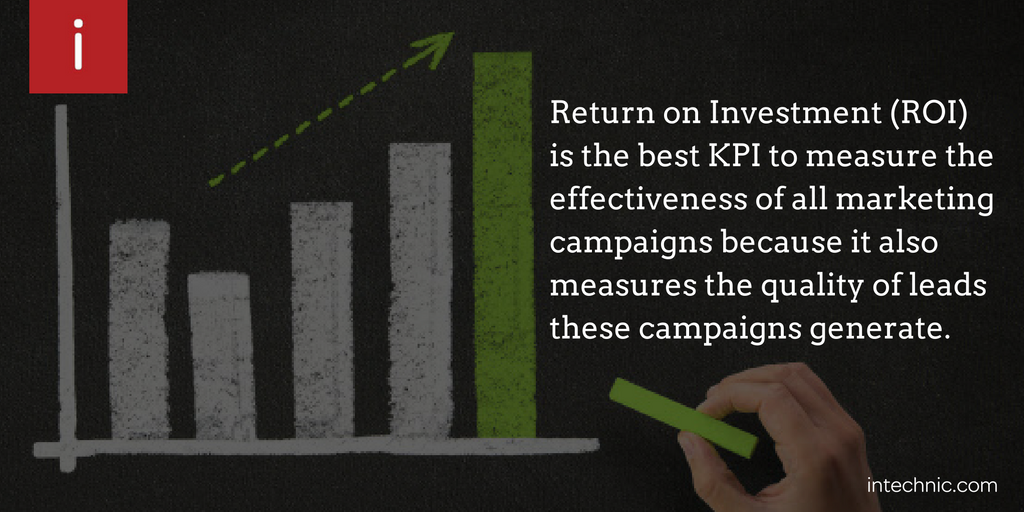 Return on Investment (ROI) is the best KPI to measure the effectiveness of all marketing campaigns