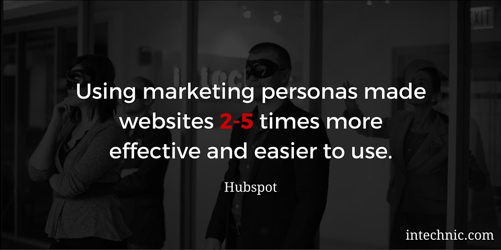 Using marketing personas made websites 2-5 times more effective and easier to use