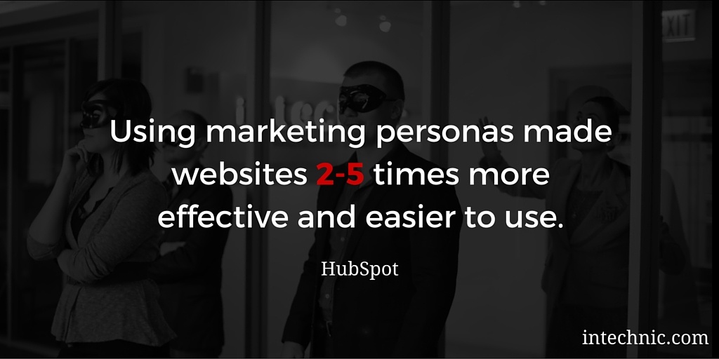 Using marketing personas made websites 2-5 times more effective and easier to use