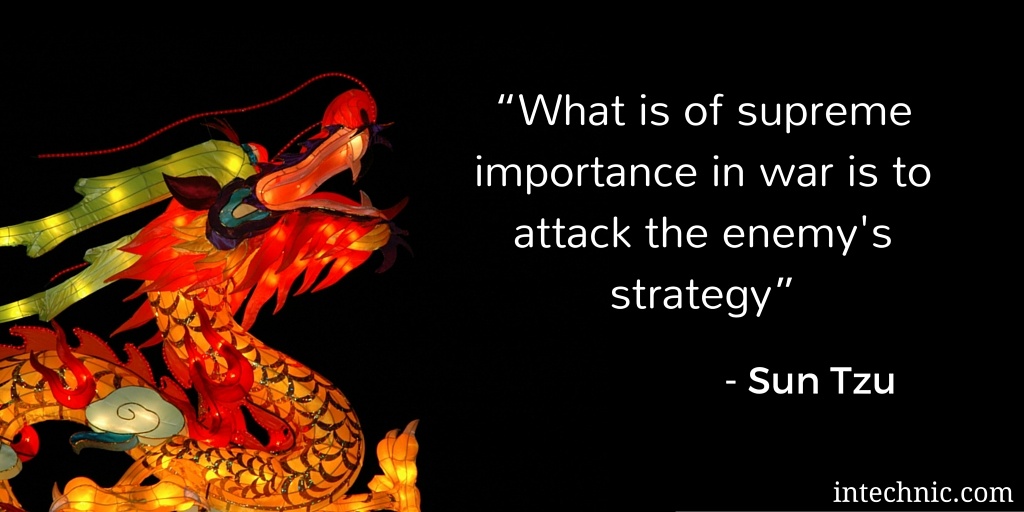 What is of supreme importance in war is to attack the enemy's strategy What is of supreme importance in war is to attack the enemy's strategy