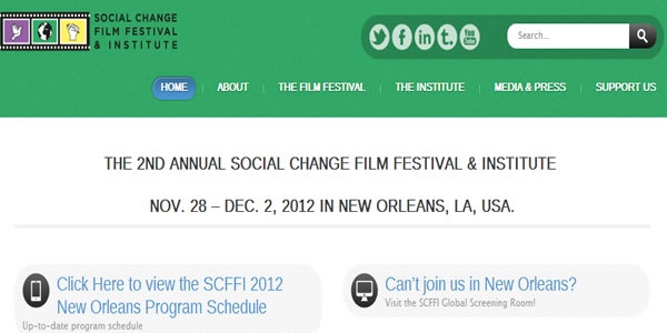 Social Change Movie Festival in New Orleans SCFFI