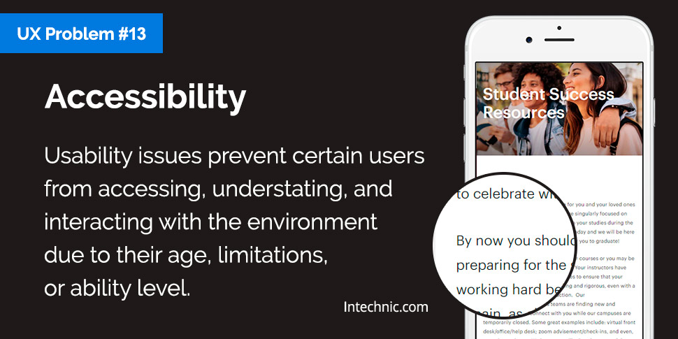 ux problem accessibility